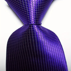 Men's Plaid Pattern Tie Multiple Colors