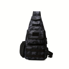 Nylon Fishing Tackle Storage Bag with Rod Holder