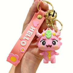 Dragon Key Chain Cartoon Doll Car Key Hanging Decoration Bag Pendant