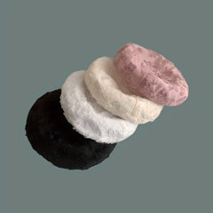 Chain Decor Tassel Beret Solid Casual Painter Hat Berets Cap For Women