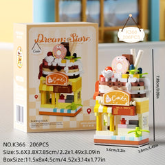 Small Particle Building Blocks Street Scene DIY Set