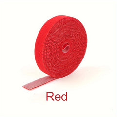 Hook And Loop Straps Reusable Double Sided Roll Organizer Fastening Tape