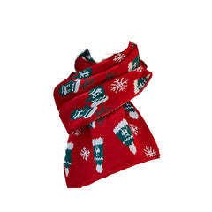 Christmas Pattern Scarf Winter Scarf Large Blanket Wrap Shawl