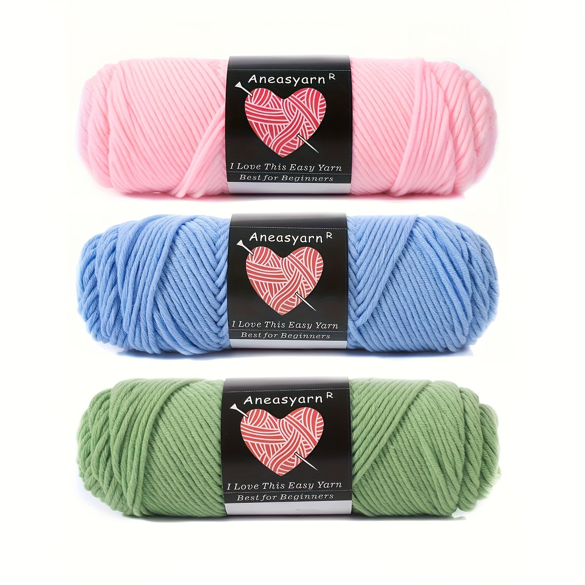 95g Thick Crochet Yarn for Hat Jacket Scarf Doll B