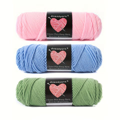 95g Thick Crochet Yarn for Hat Jacket Scarf Doll B