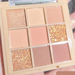 Mashed Potato 9 Eyeshadow Palette Earth Tone Shimmer & Matte