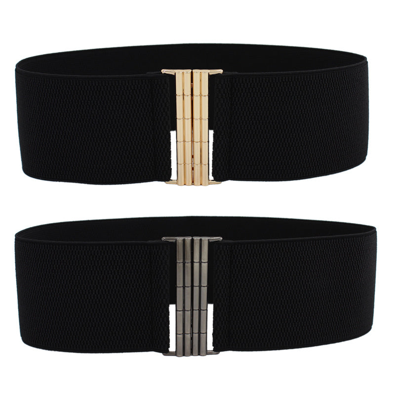 Elastic Belt Women's Belt Wide Waist Covering Decor
