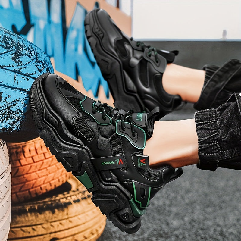 Men's Platform Shoes Soft Sole Street Style Chunky Shoes