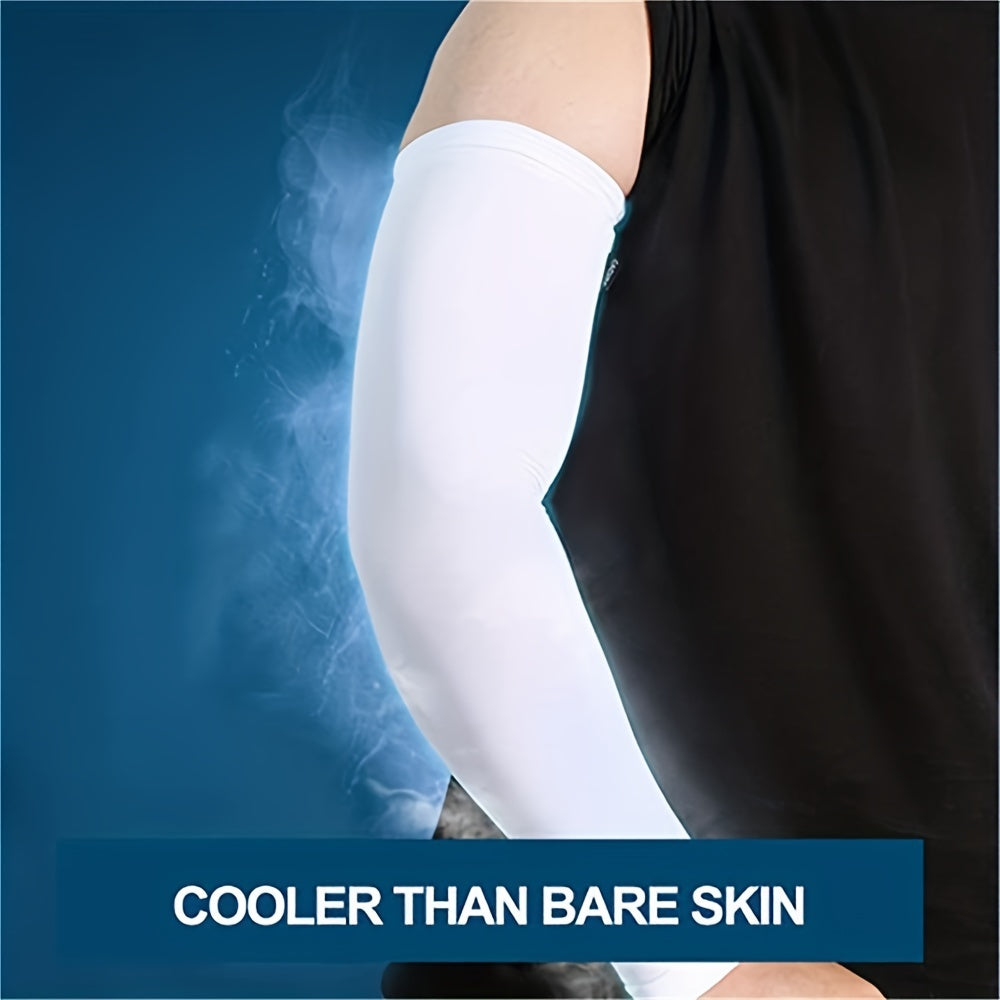 2pcs Sunscreen Arm Sleeves for Cycling & Climbing