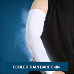 Cooling Arm Sleeves for Men and Women - Sun Protection for Cycling Running