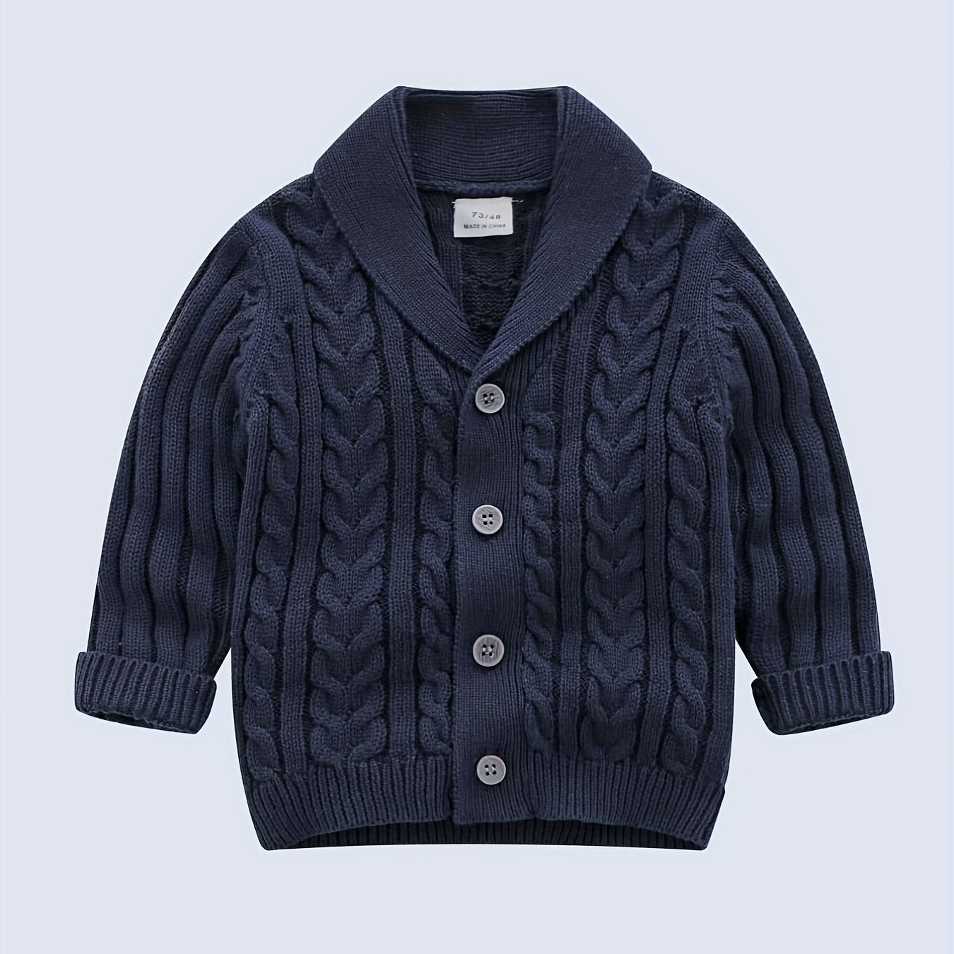Unisex Baby Cardigan V Neck Botton Sweater For Winter Kids