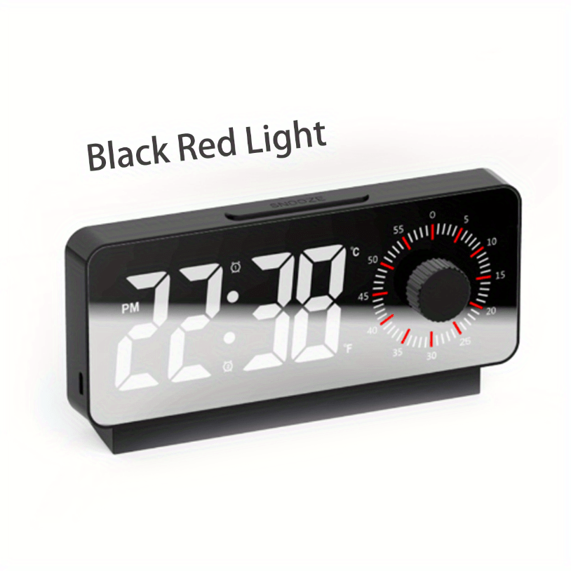 Dual Display Countdown Alarm Clock with Manager Function