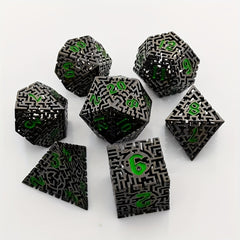 Hollow Metal Dice for Role playing Table Games