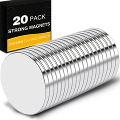 20pcs Neodymium Magnets Small Round Heavy Duty Refrigerator Magnets