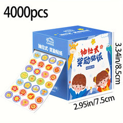 4000pcs Reward Praise Drawer Stickers No Odor