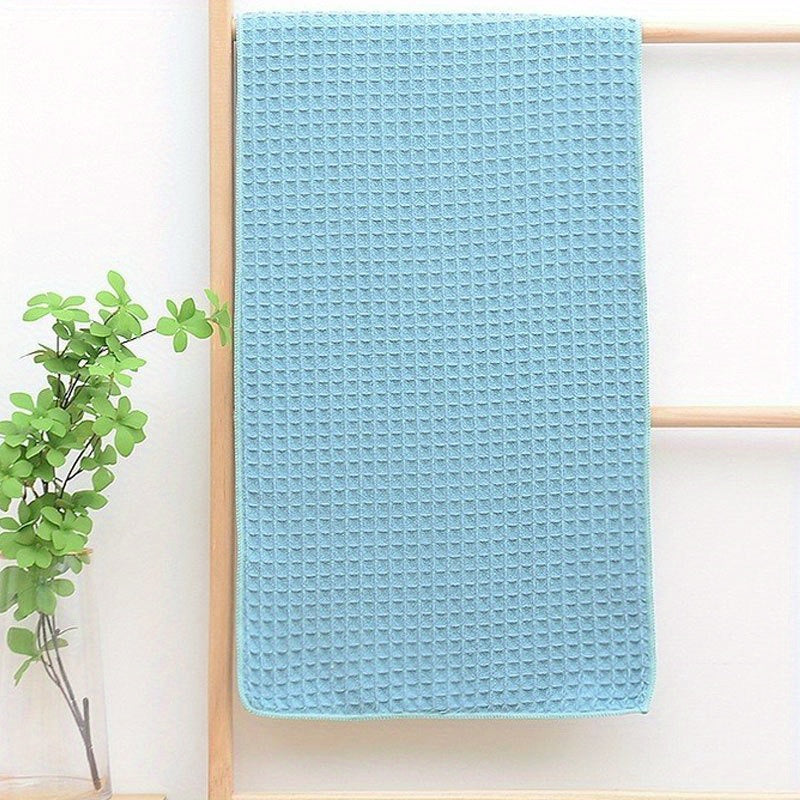 Soft Absorbent Waffle Honeycomb Bath Sheet Towel 13.78x29.53 Inches