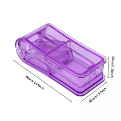 Portable Pill Cutter Stainless Steel Blade Accurate Dosages