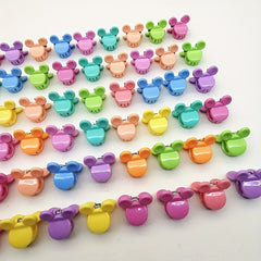 Random Cartoon Mouse Hair Clips Mini Claw Hair Accessories For Girls