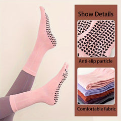 Professional Non Slip Yoga Socks Five Toe Split Dance Socks