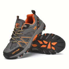 Men's Breathable Hiking Sneakers, Non Slip Outdoor Shoes