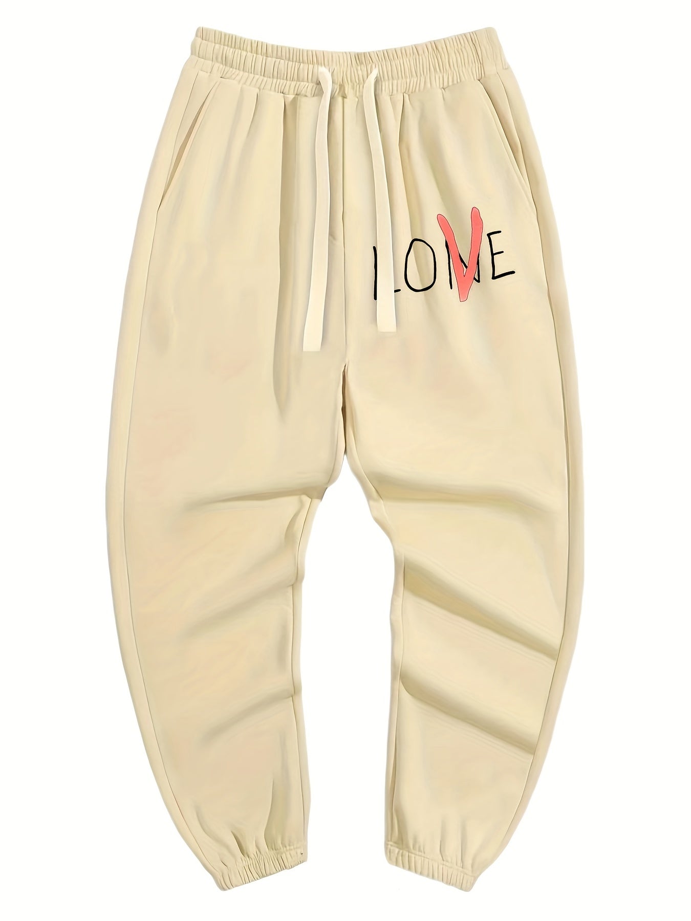 Men's Casual Wide Leg Drawstring Pants
