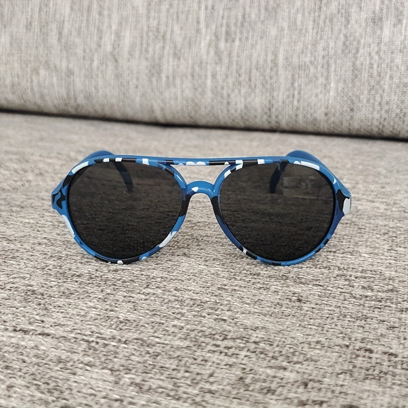 Camouflage Kids Sunglasses Anti-UV Riding Glasses for Boys