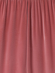 Velvet Lounge Pants Elastic Waist Medium Stretch