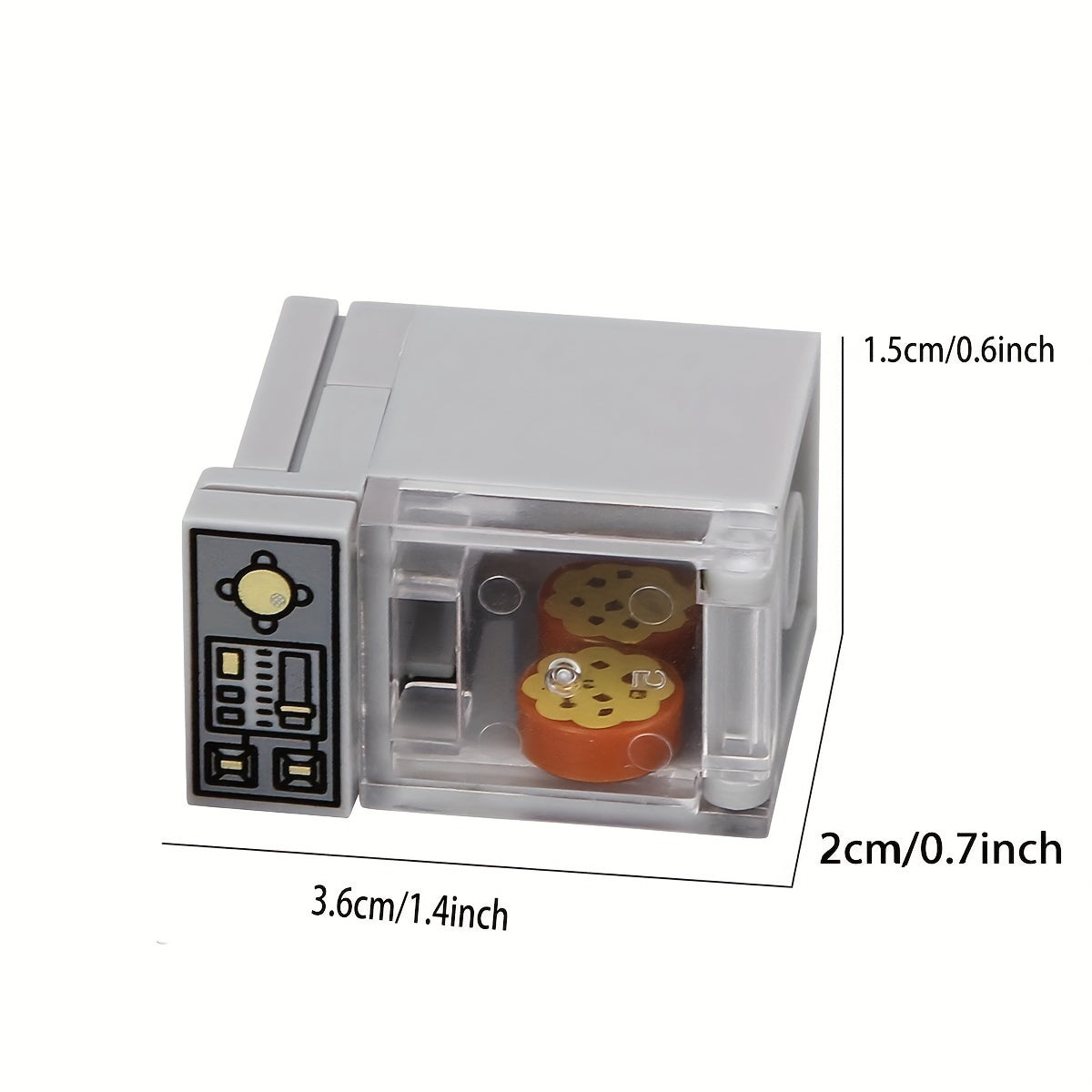 Creative Mini Microwave Kitchen Appliances Model City Scene Matching Toy