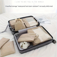 7pcs Travel Storage Bags Portable Clothes Shoes Luggage Storage Bag