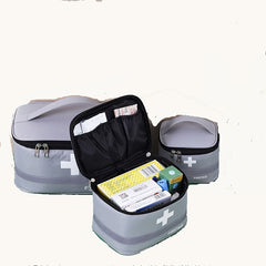 Portable Medicine Lock Box with Letter Graphic Storage
