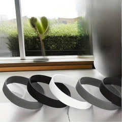 9-pc Durable Silicone Bracelet for Sports Fans - Stylish, Comfortable Wristband