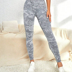 Tie Dye High Waist Tummy Control Yoga Leggings