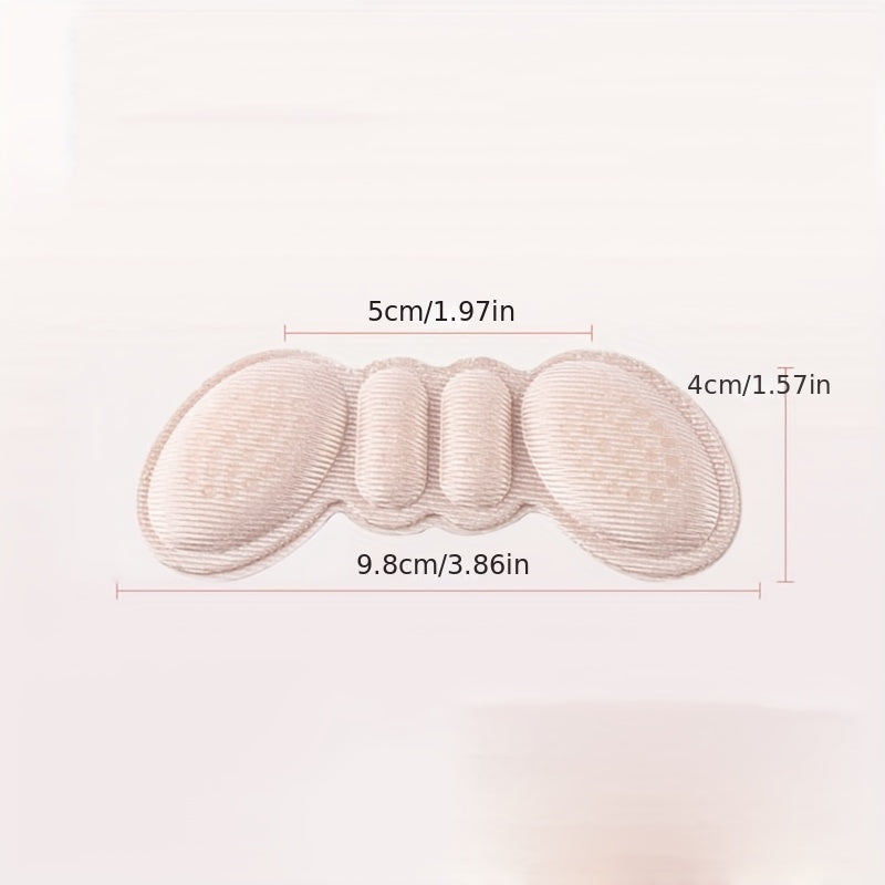 2pcs Butterfly Shape Heel Sticker Anti-slip High Heels Insole