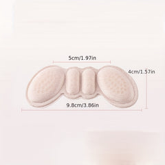 2pcs Butterfly Shape Heel Sticker Anti-slip High Heels Insole