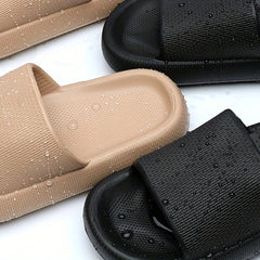 Men's Thick Soft Slides Assorted Colors Casual Cozy Slippers