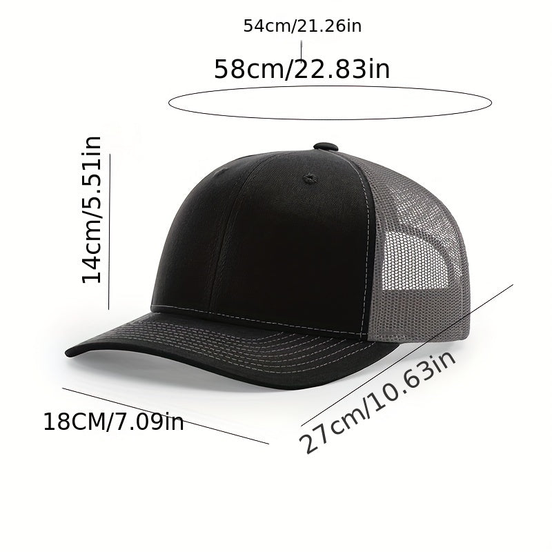 Adjustable Sunshade Mens Peaked Cap Outdoor Camping Sport