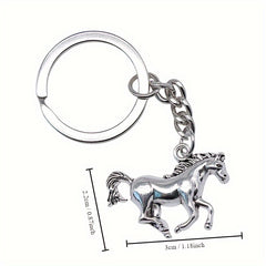 Vintage Horse Pendant Keychain for Women Girls