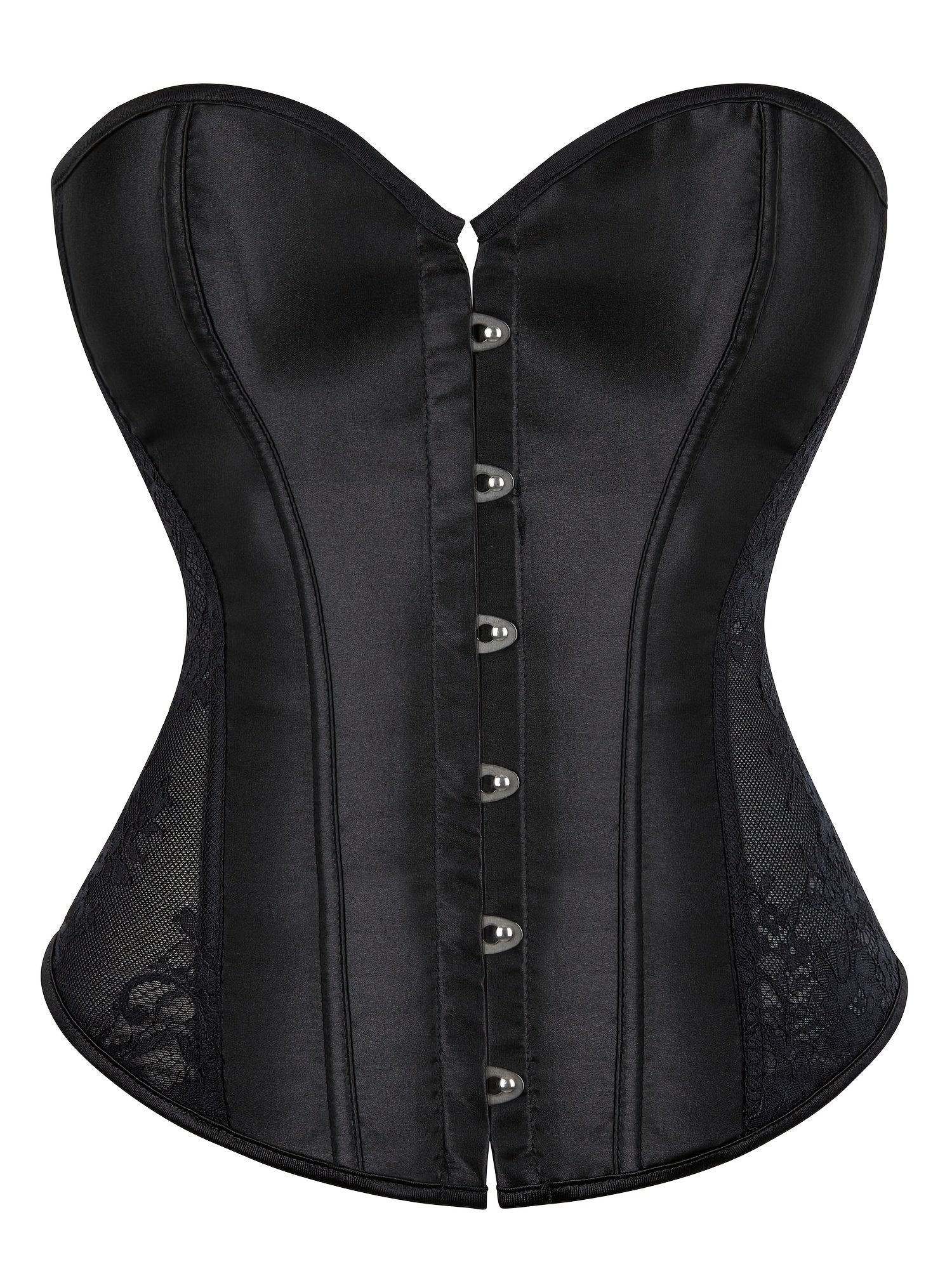 Strapless Corset Bustier Lace Up Body Shaper