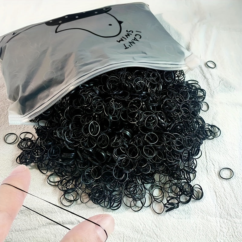 500pcs Colourful Rubber Bands Hair Accessories Kids