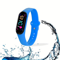 Colorful Hiking Swimming Sports Watch LED Digital Waterproof Durable