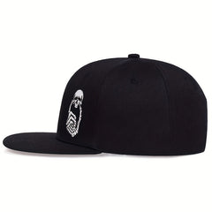 Skull Finger Embroidery Baseball Cap Hip Hop Dad Hat