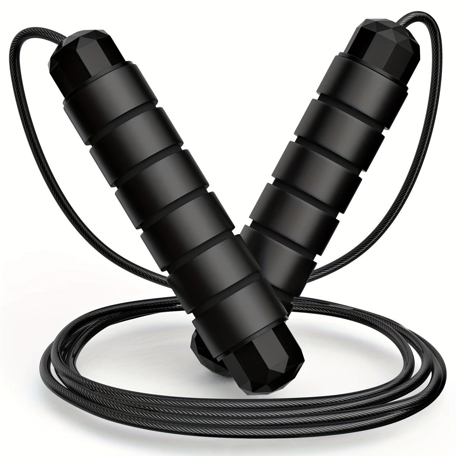 Tangle Speed Jump Rope with Ball Bearings and Foam Handle 110in