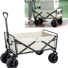 Collapsible Picnic Wagon 150L Capacity Heavy Duty Cart for Sporting Events