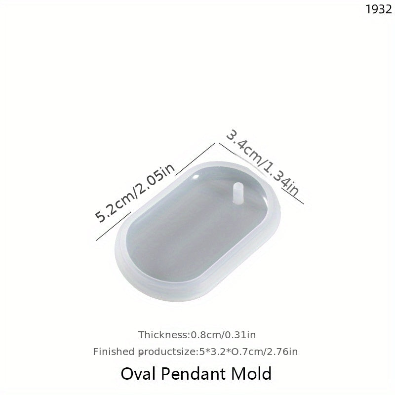 Resin Pendant Casting Silicone Molds Set