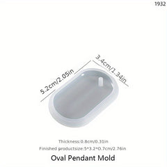 Resin Pendant Casting Silicone Molds Set