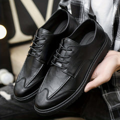 Men's PU Leather Oxford Shoes Formal Dress Shoes For Wedding Business