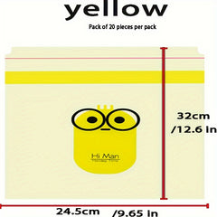 Car Garbage Bags Cartoon Printed Self-adhesive Storage Bag