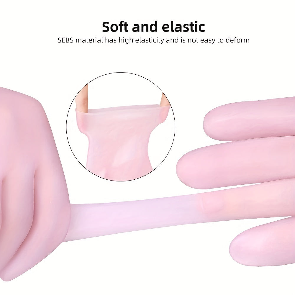 Silicone Moisturizing Gloves for Soft Skin Rejuvenation