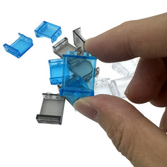Transparent Building Blocks Set for Kids Play