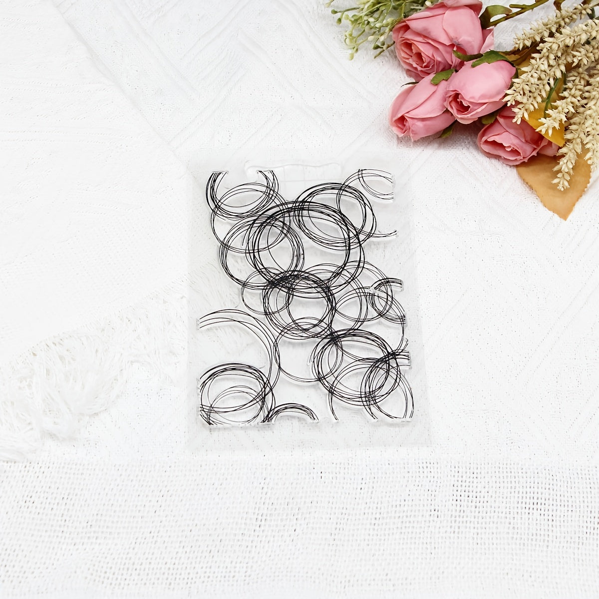 Kids Cartoon Stationery Seal Stamps Brighten Crafts, Round Silicone Transparent